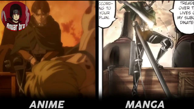 Аниме против Манги – Атака Титанов 4 сезон 15 серия