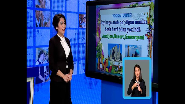 1 синф. Она тили дарси. 30.03.2020 й