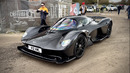 FULL CARBON Aston Martin Valkyrie ON THE ROAD! Revs, accelerations