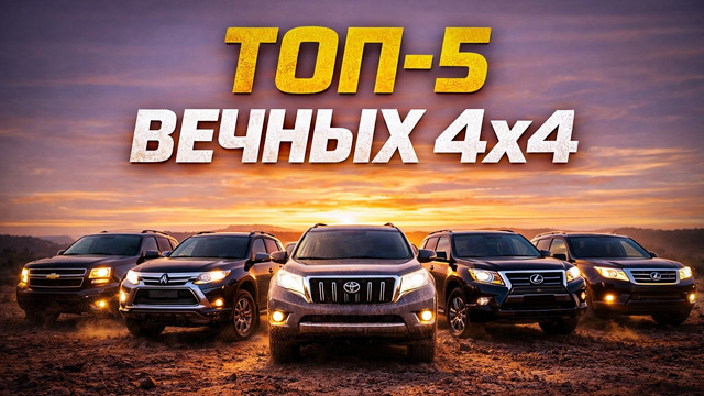 ТОП-5 САМЫХ НАДЕЖНЫХ ВНЕДОРОЖНИКОВ! Таких больше не делают