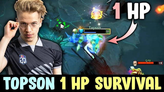 How Topson OUTPLAYED all enemies on Morphling — 1% HP survival