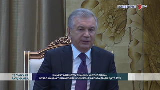 Shavkat Mirziyoyev Guandun muzofoti bilan o‘zaro manfaatli hamkorlik imkoniyatlarni qayd etdi