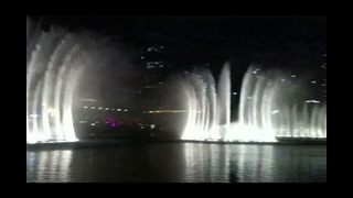 Танцующие фонтаны в Дубаях