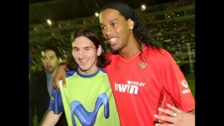 Ronaldinho and Messi friends forever(Рональдиньо и Месси )