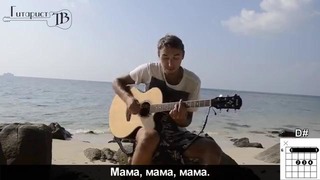 Пицца – Мама – Как играть на гитаре Пицца – Мама (Видео урок, разбор)