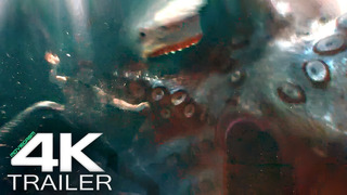 MEG 2 ‘Megalodon Saves Human From Kraken’ Trailer (2023) Jason Statham | New Megalodon Shark Movie
