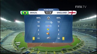 (480) Бразилия – Англия | Чемпионат мира до 17 лет | 1/2 финала | Обзор матча