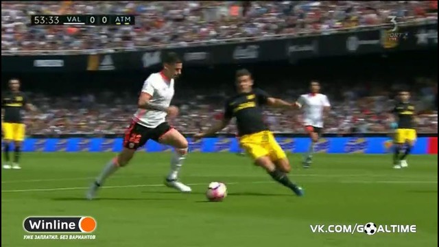 Валенсия – Атлетико | Испанская Примера 2016/17 | 7-й тур | Обзор матча