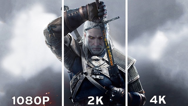 The Witcher 3: Wild Hunt – сравнение 1080p vs 2K vs 4K