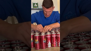Most cans opened with a ring pull in one minute – 89 by Andre Ortolf
