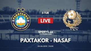 (HD) Пахтакор – Насаф | Суперлига Узбекистана 2019 | Тур 3 | Обзор матча