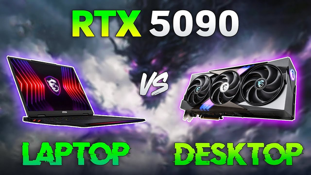 RTX 5090 Laptop vs Desktop – Comparison in 10 Games