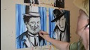 Портрет Чарли Чаплина и Хамфри Богарта