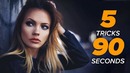 5 Photoshop TRICKS in 90 SECONDS!! Useful Tricks That You Probably Don’t Know