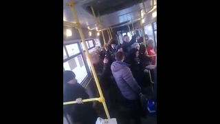 Задержание воров-карманников в городском автобусе