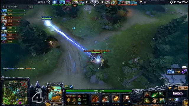 DOTA2: The Summit 4: VP vs Team Liquid (LB Round 2, Game 1)