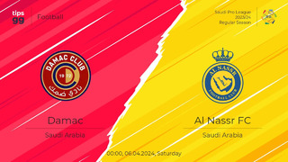 Дамак – Аль-Наср | Чемпионат Саудовской Аравии 2023/24 | 27-й тур | Обзор матча