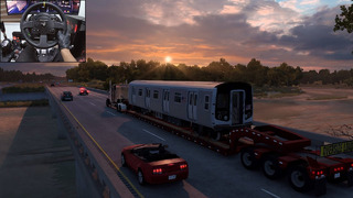 Special transport in Nebraska – American Truck Simulator | Thrustmaster TX