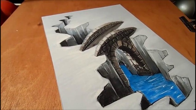 3D иллюстрация Моста