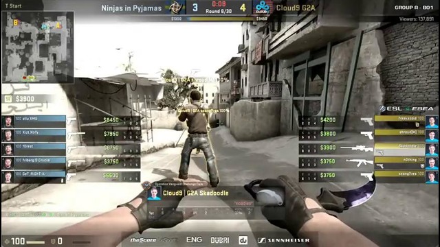 CSGO – NiP vs. Cloud9 [Dust2] – ESL ESEA Pro League Dubai Invitational – Group A