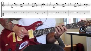How to play ‘Orion’ by Metallica Guitar Solo Lesson w-tabs pt1