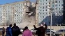Обрушение дома в Астрахани