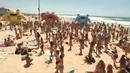 Флешмоб на пляже