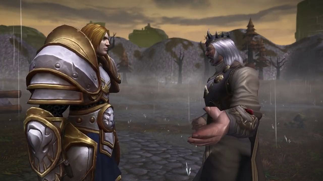 Warcraft ПРОЩАНИЕ АРТАСА И ТЕРЕНАСА MegaCinematic