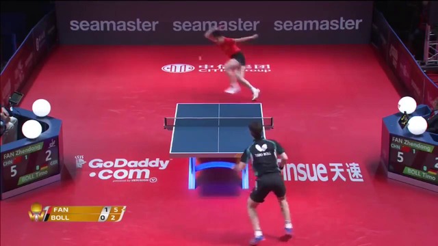 2017 World Tour Grand Finals Highlights Timo Boll vs Fan Zhendong (1/2)
