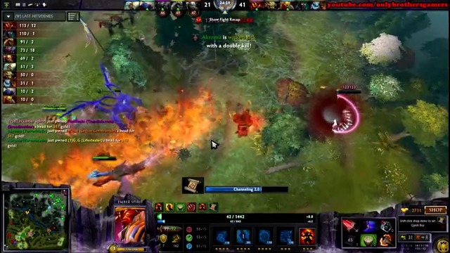 Dota 2 – SingSing 6650 MMR plays Ember Spirit and Tiny – Ranked Match