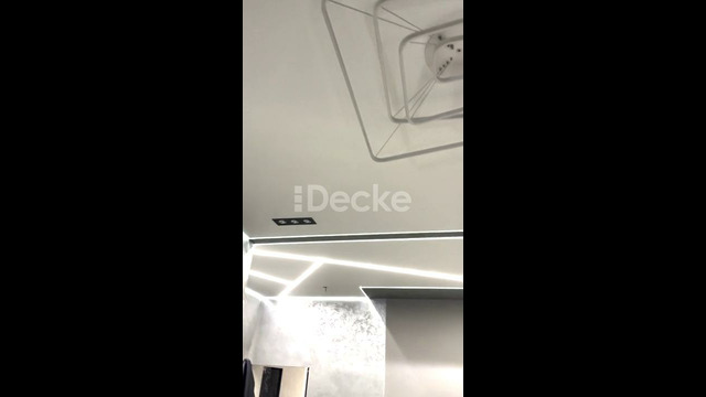 Световые линии, парящий натяжной потолок Узбекистан Ташкент