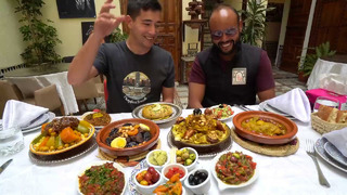 Moroccan Street Food! First Day in Morocco 2021. Ultimate Street Food Tour in Rabat