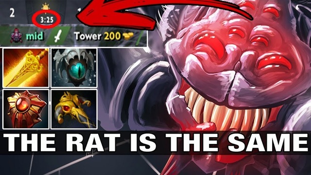 Dota 2 Mid Tower In 3 Min – BabyKnight Plays Broodmother With Radiance and Skadi