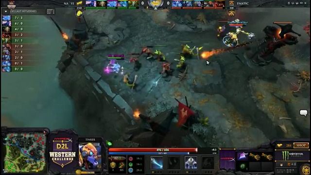 HyperX D2L Western Challenge – Na’Vi vs Fnatic game 2