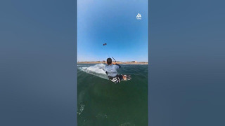 Person Performs Tricks While Kitesurfing | People Are Awesome