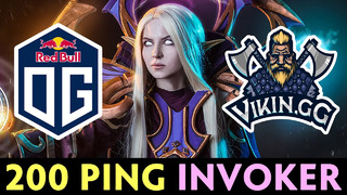 OG vs Viking.gg — 200 PING Invoker mid