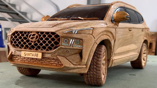 Wood Carving – Hyundai Santa Fe 2021 (New Version) – Woodworking Art