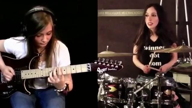 Tina S and Meytal Cohen – Metallica cover [Master of Puppets