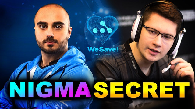 Nigma vs secret – what a game! – wesave! charity play dota 2