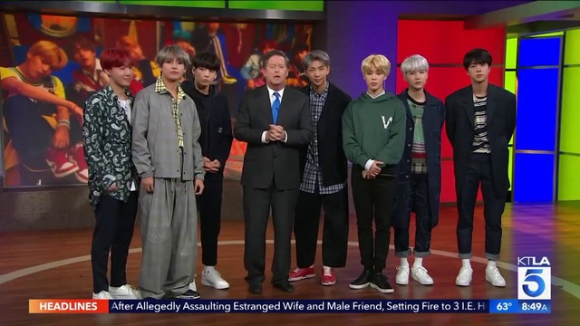 BTS (on the KTLA 5 Morning News)