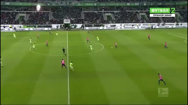 Вольфсбург 1:0 Гамбург | Немецкая Бундеслига 2016/17 | 17-й тур | Обзор матча
