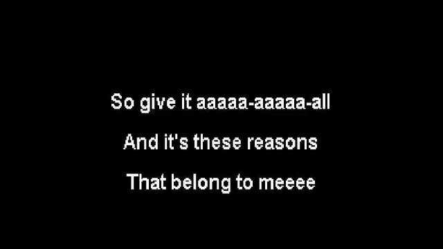 Rise Against – Give it All (Karaoke)