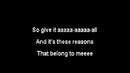 Rise Against – Give it All (Karaoke)