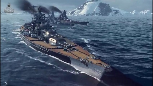 Tirpitz устрашающий. Первый немецкий линкор в World of Warships! (HD)