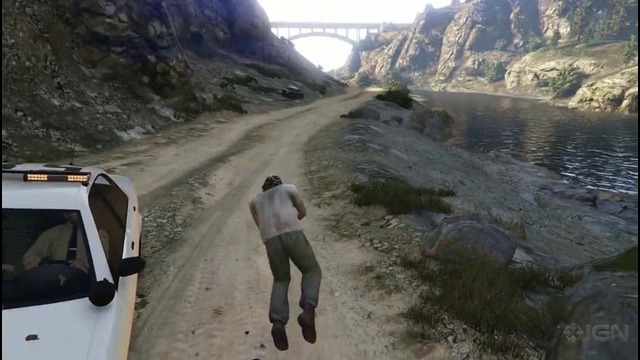 Grand Theft Auto V в замедленной съемке