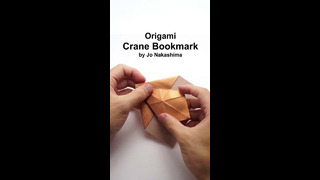 Origami Tsuru Bookmark #shorts