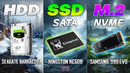 M.2 NVME vs SSD SATA vs HDD – Loading Windows and Games in 2026
