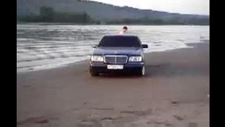 Mercedes s600 дрифт на песке