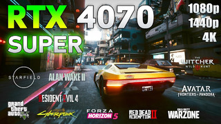 GeForce RTX 4070 SUPER – Test in 10 Games | 1080p | 1440p | 4K