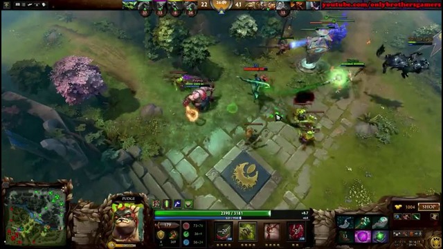 Dota 2 – 4dr Plays Pudge – Ranked Match Gameplay